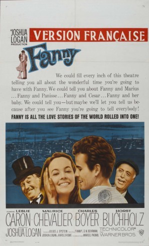 Fanny movie poster (1961) wood print