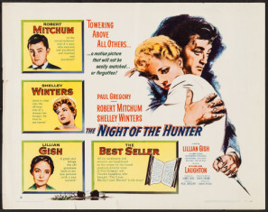 The Night of the Hunter movie poster (1955) wood print