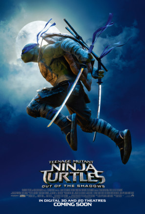 Teenage Mutant Ninja Turtles: Out of the Shadows movie poster (2016) canvas poster