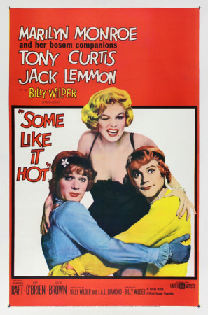 Some Like It Hot movie poster (1959) mouse pad