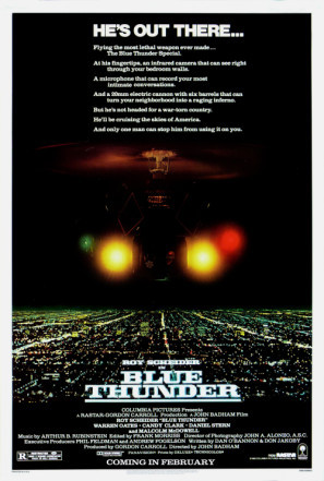 Blue Thunder movie poster (1983) Stickers MOV_mdxw8xsb