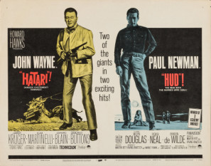 Hud movie poster (1963) wooden framed poster