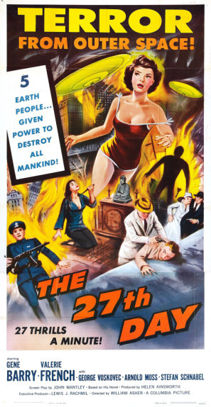 The 27th Day movie poster (1957) poster with hanger