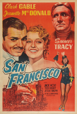 San Francisco movie poster (1936) metal framed poster