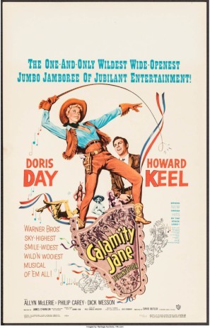 Calamity Jane movie poster (1953) metal framed poster