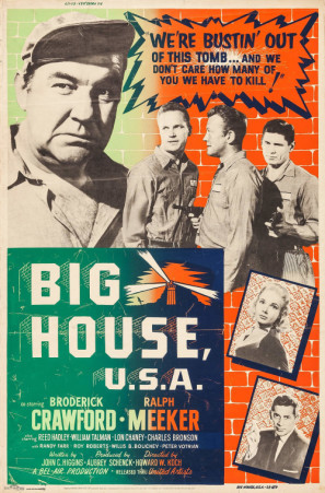 Big House, U.S.A. movie poster (1955) metal framed poster