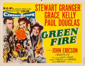 Green Fire movie poster (1954) pillow