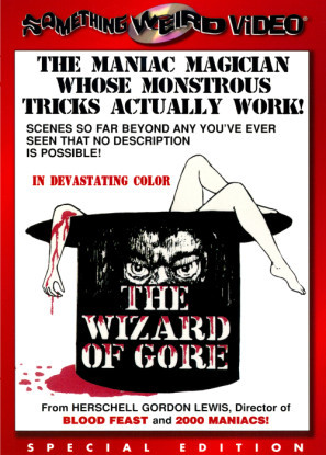 The Wizard of Gore movie poster (1970) wooden framed poster