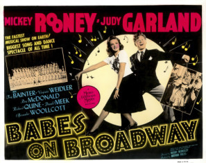 Babes on Broadway movie poster (1941) canvas poster