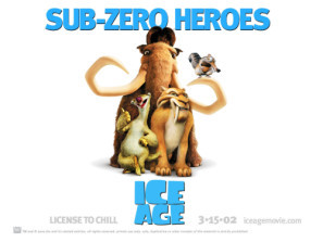 Ice Age movie poster (2002) Stickers MOV_x1simhbz