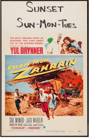 Escape from Zahrain movie poster (1962) mug