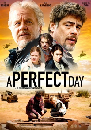 A Perfect Day movie poster (2015) metal framed poster