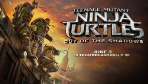 Teenage Mutant Ninja Turtles: Out of the Shadows movie poster (2016) wooden framed poster