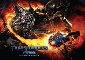 Transformers: The Ride - 3D movie poster (2011) poster with hanger